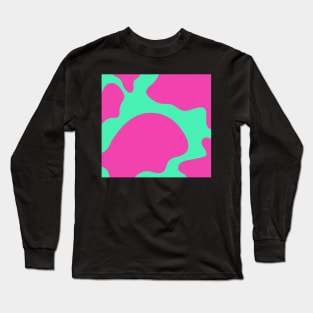 Pink cow hide Long Sleeve T-Shirt